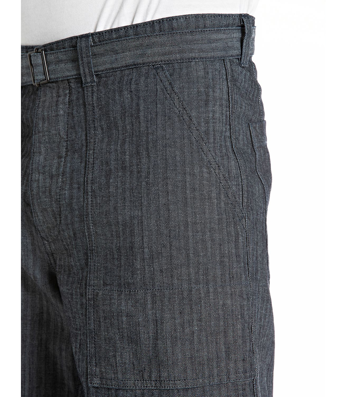 ヘリンボーン デニムパンツ（セットアップ） 詳細画像 ダークブルー 6